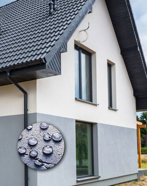 Ravalement peinture façade - LE BON COUVREUR 77 : Peintre sur Meaux et la Seine-et-Marne (77) :  nettoyage, démoussage, traitement anti-mousse, ravalement peinture façade imperméabilisation hydrofuge façade . Intervention sur Meaux et la Seine-et-Marne (77)